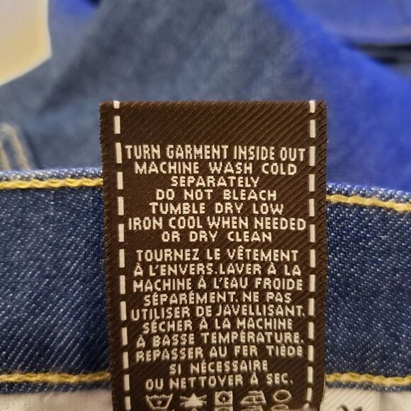 7FAM Modern Straight Leg Jeans Sz 31 - Picture 10 of 11